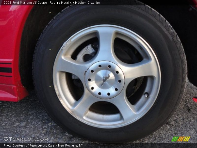 Redfire Metallic / Medium Graphite 2003 Ford Mustang V6 Coupe