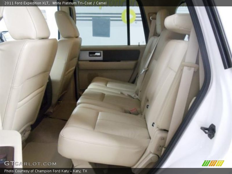 White Platinum Tri-Coat / Camel 2011 Ford Expedition XLT
