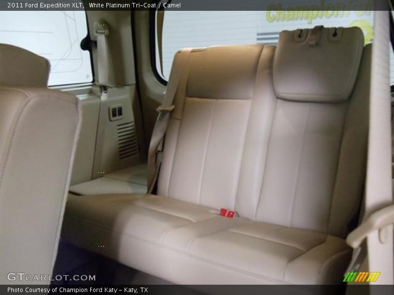 White Platinum Tri-Coat / Camel 2011 Ford Expedition XLT