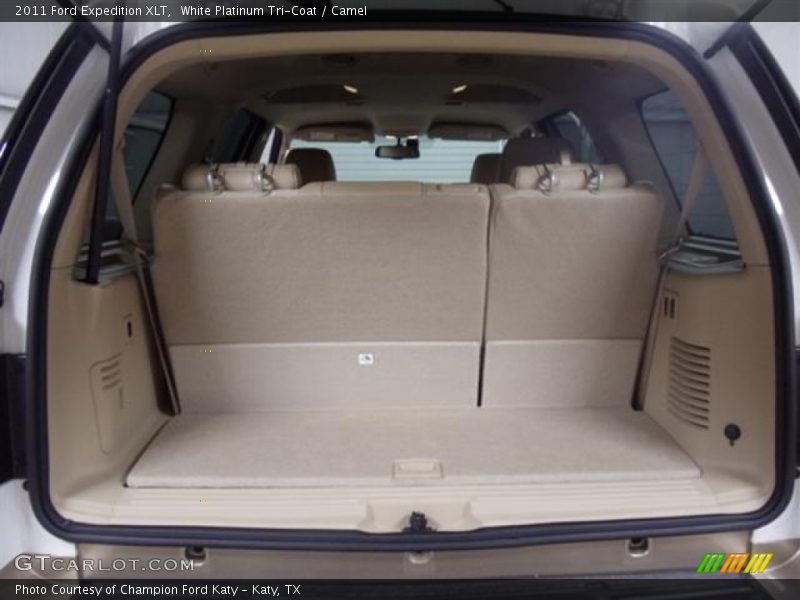 White Platinum Tri-Coat / Camel 2011 Ford Expedition XLT