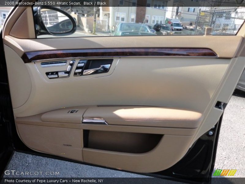 Black / Black 2008 Mercedes-Benz S 550 4Matic Sedan