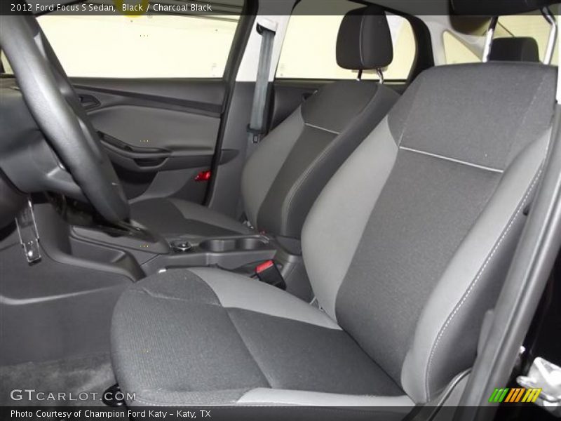 Black / Charcoal Black 2012 Ford Focus S Sedan
