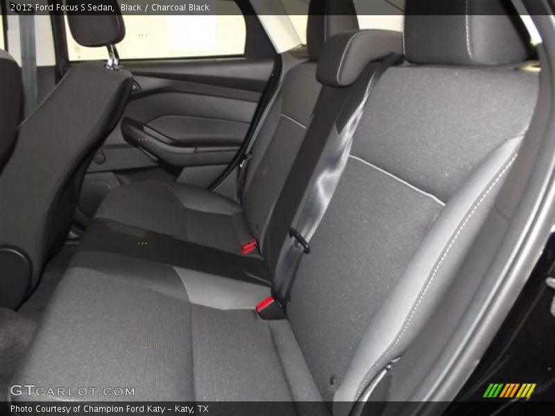Black / Charcoal Black 2012 Ford Focus S Sedan