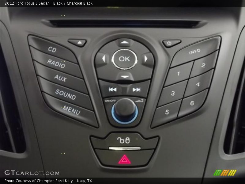 Black / Charcoal Black 2012 Ford Focus S Sedan