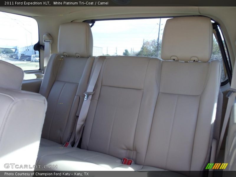 White Platinum Tri-Coat / Camel 2011 Ford Expedition XLT