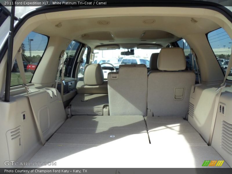 White Platinum Tri-Coat / Camel 2011 Ford Expedition XLT