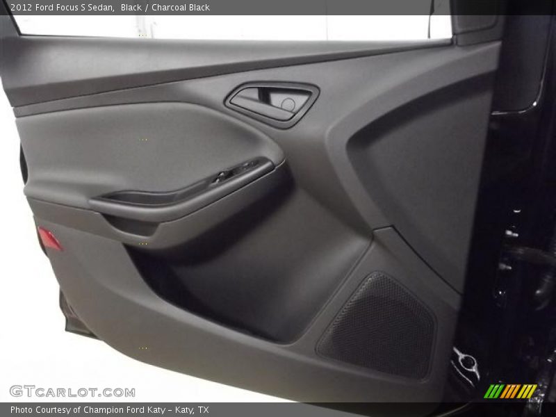 Black / Charcoal Black 2012 Ford Focus S Sedan