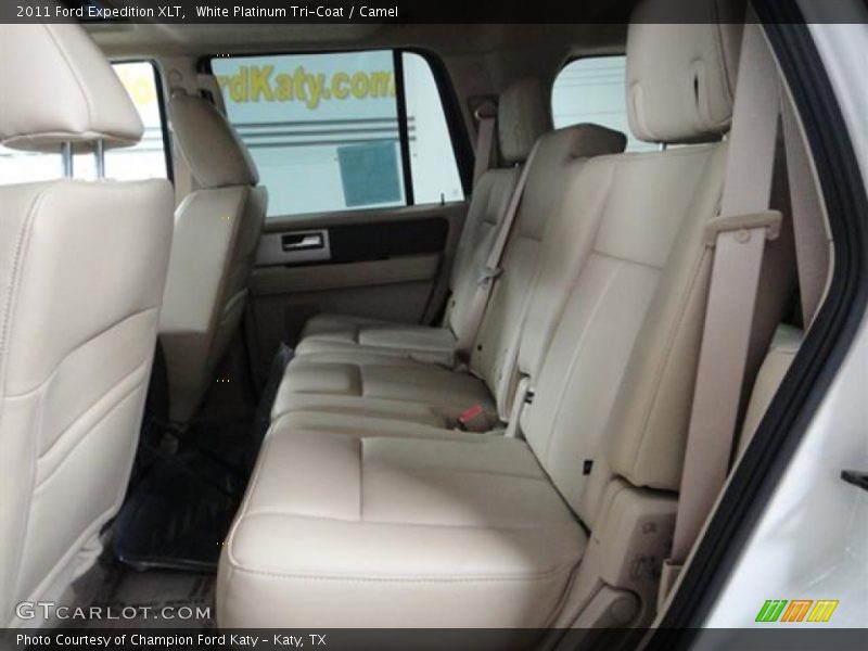 White Platinum Tri-Coat / Camel 2011 Ford Expedition XLT