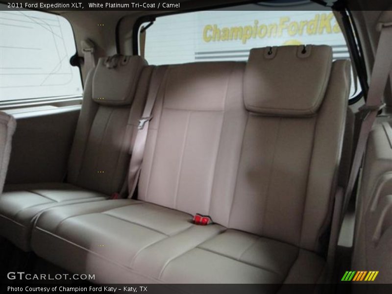 White Platinum Tri-Coat / Camel 2011 Ford Expedition XLT