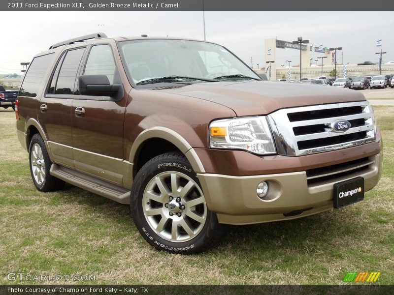 Golden Bronze Metallic / Camel 2011 Ford Expedition XLT
