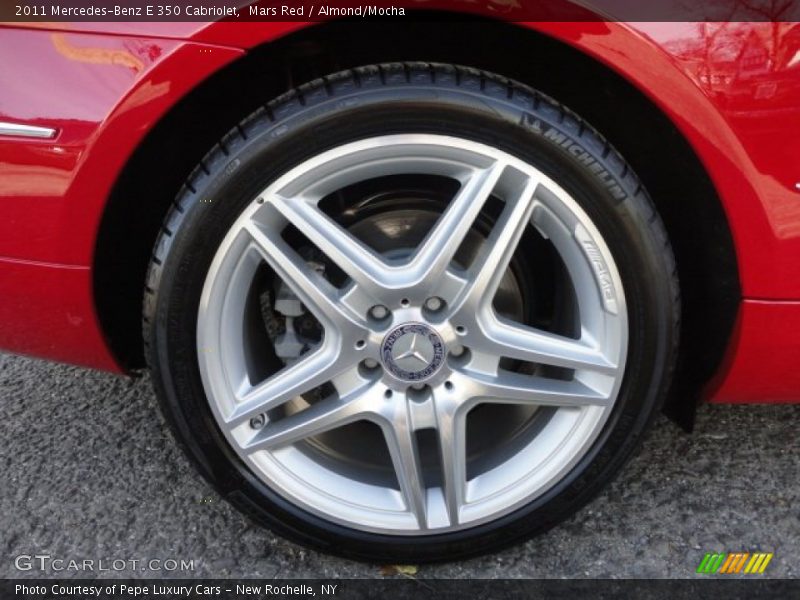 Mars Red / Almond/Mocha 2011 Mercedes-Benz E 350 Cabriolet