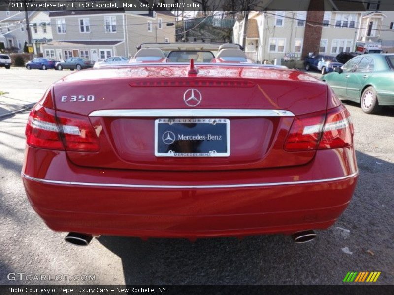 Mars Red / Almond/Mocha 2011 Mercedes-Benz E 350 Cabriolet