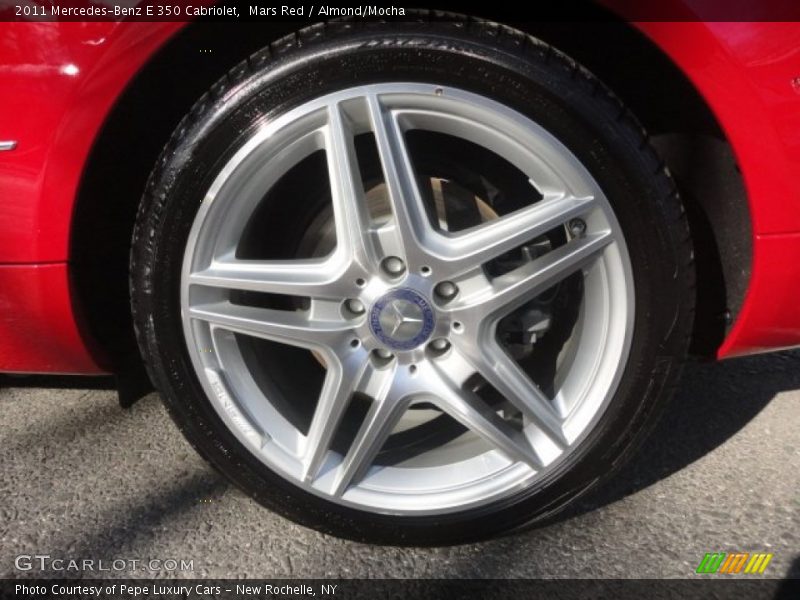 Mars Red / Almond/Mocha 2011 Mercedes-Benz E 350 Cabriolet