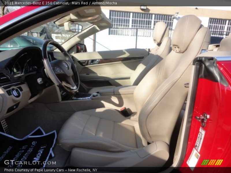 Mars Red / Almond/Mocha 2011 Mercedes-Benz E 350 Cabriolet