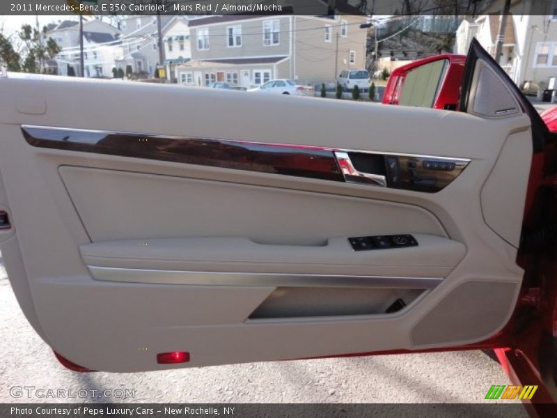 Mars Red / Almond/Mocha 2011 Mercedes-Benz E 350 Cabriolet