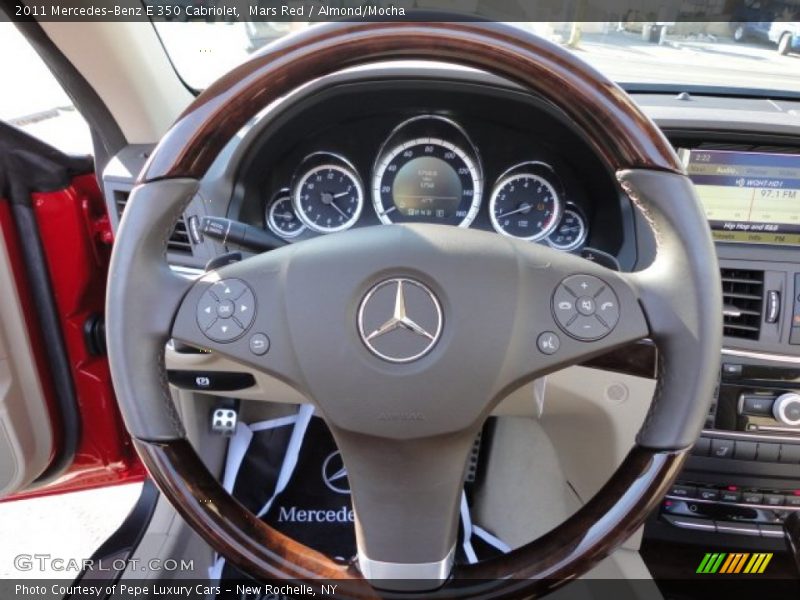 Mars Red / Almond/Mocha 2011 Mercedes-Benz E 350 Cabriolet