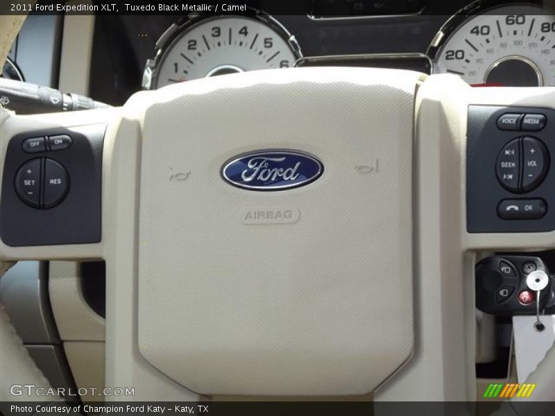 Tuxedo Black Metallic / Camel 2011 Ford Expedition XLT