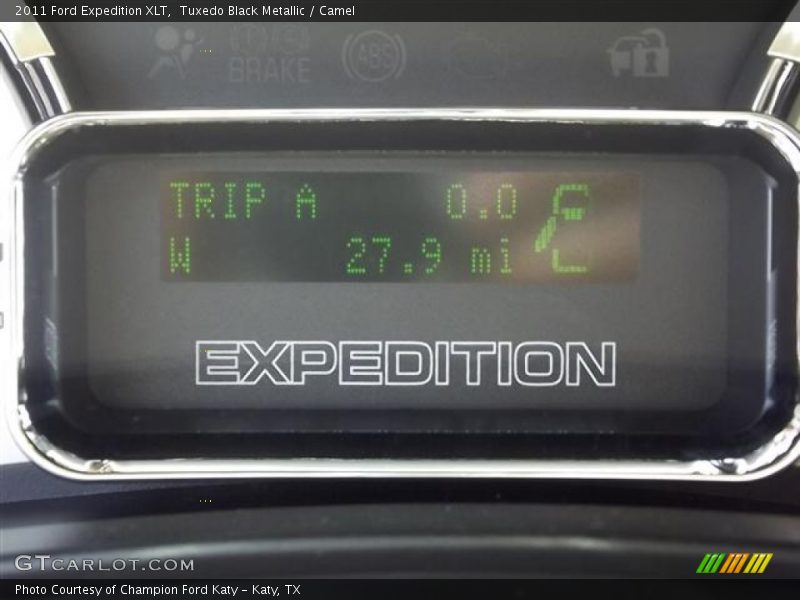 Tuxedo Black Metallic / Camel 2011 Ford Expedition XLT