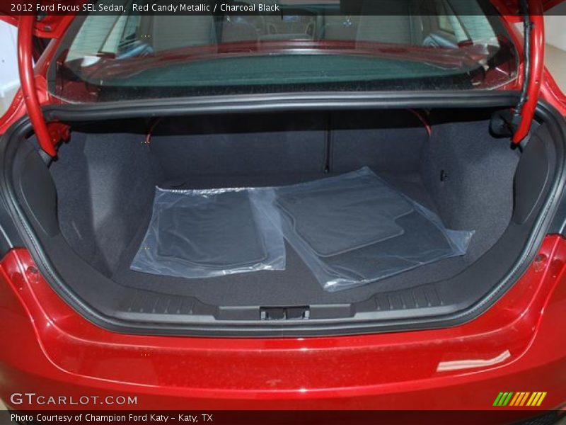 Red Candy Metallic / Charcoal Black 2012 Ford Focus SEL Sedan