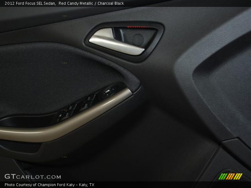 Red Candy Metallic / Charcoal Black 2012 Ford Focus SEL Sedan