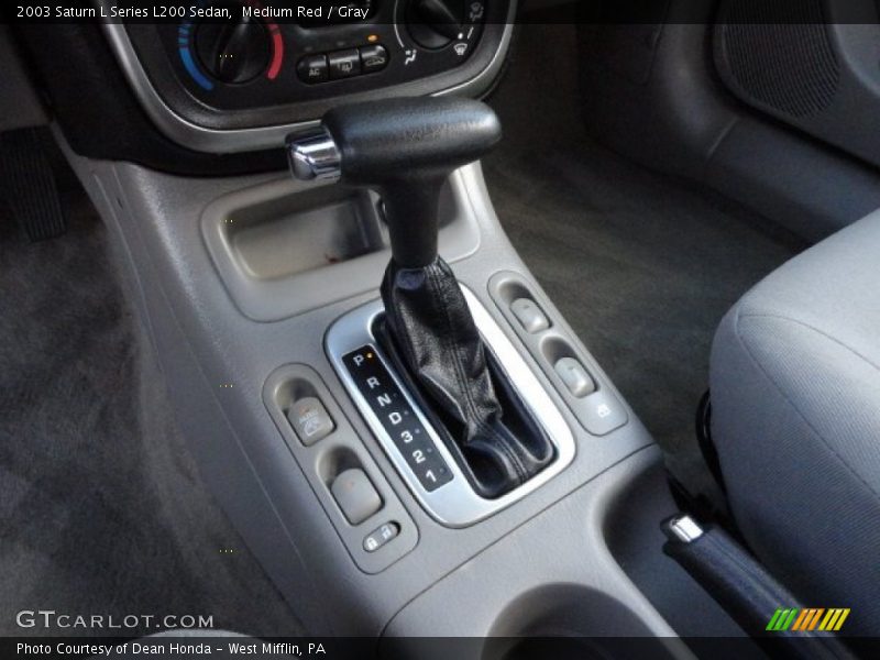 Medium Red / Gray 2003 Saturn L Series L200 Sedan