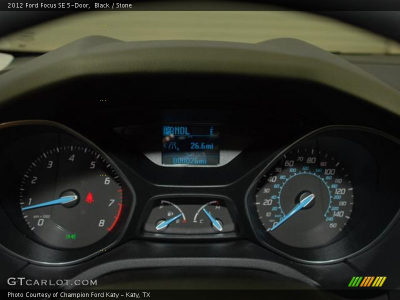 Black / Stone 2012 Ford Focus SE 5-Door