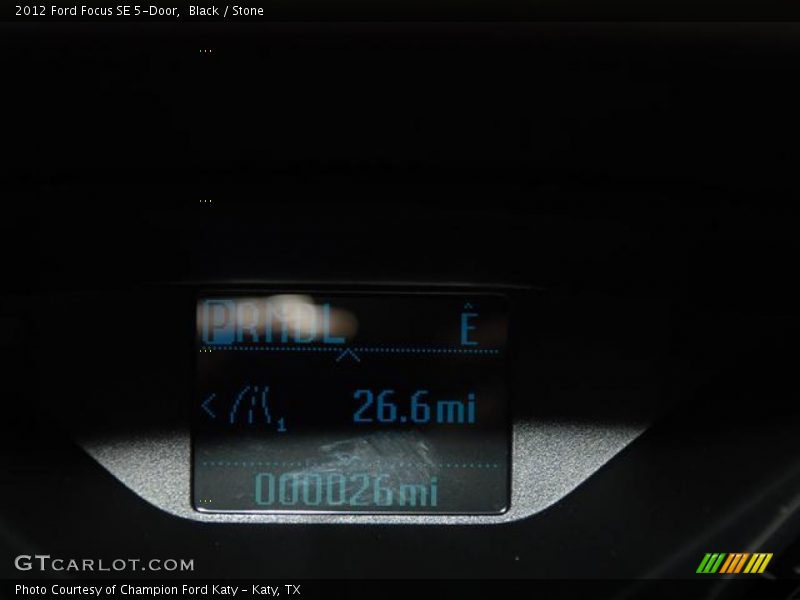Black / Stone 2012 Ford Focus SE 5-Door