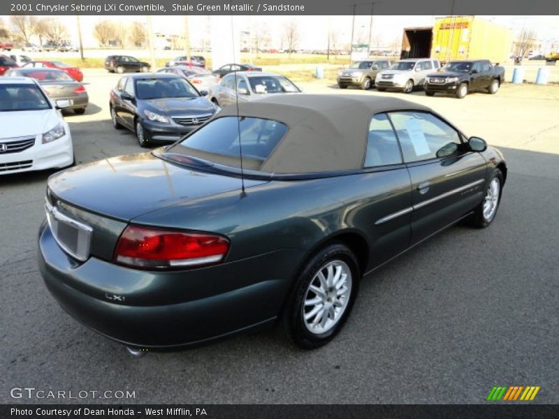 Shale Green Metallic / Sandstone 2001 Chrysler Sebring LXi Convertible