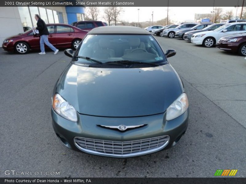 Shale Green Metallic / Sandstone 2001 Chrysler Sebring LXi Convertible