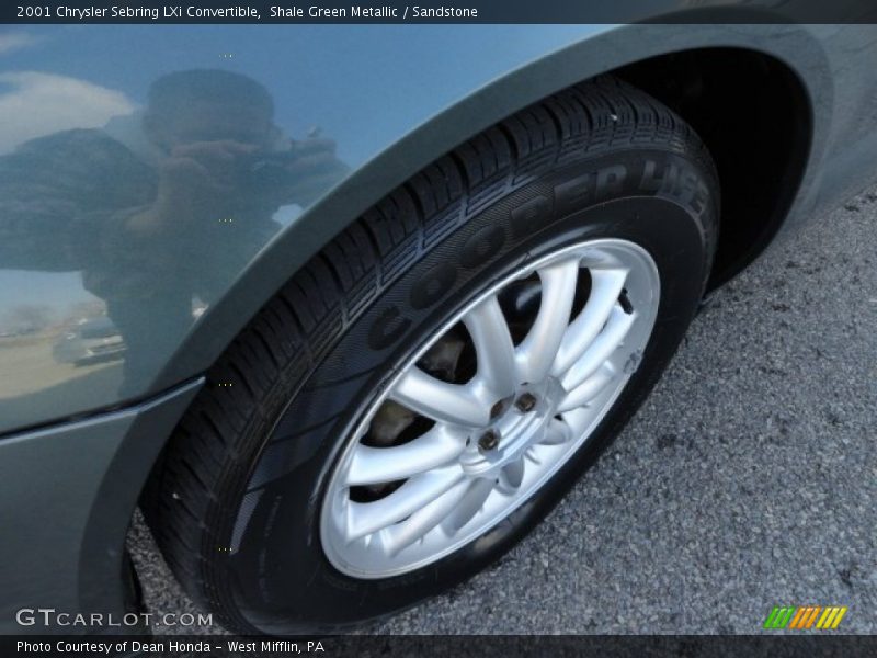 Shale Green Metallic / Sandstone 2001 Chrysler Sebring LXi Convertible