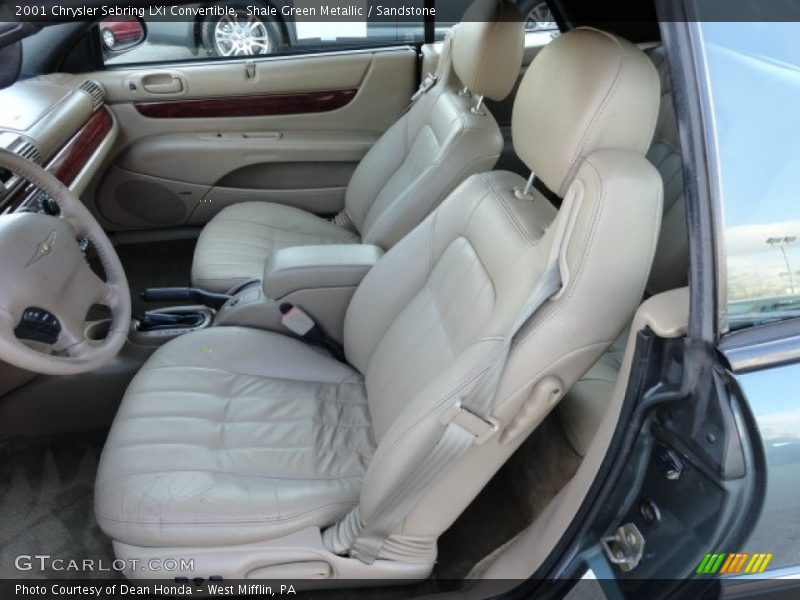 Shale Green Metallic / Sandstone 2001 Chrysler Sebring LXi Convertible