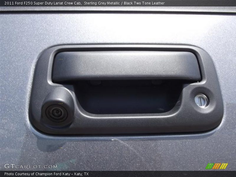 Sterling Grey Metallic / Black Two Tone Leather 2011 Ford F250 Super Duty Lariat Crew Cab