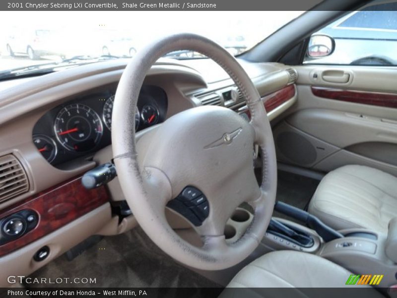 Shale Green Metallic / Sandstone 2001 Chrysler Sebring LXi Convertible