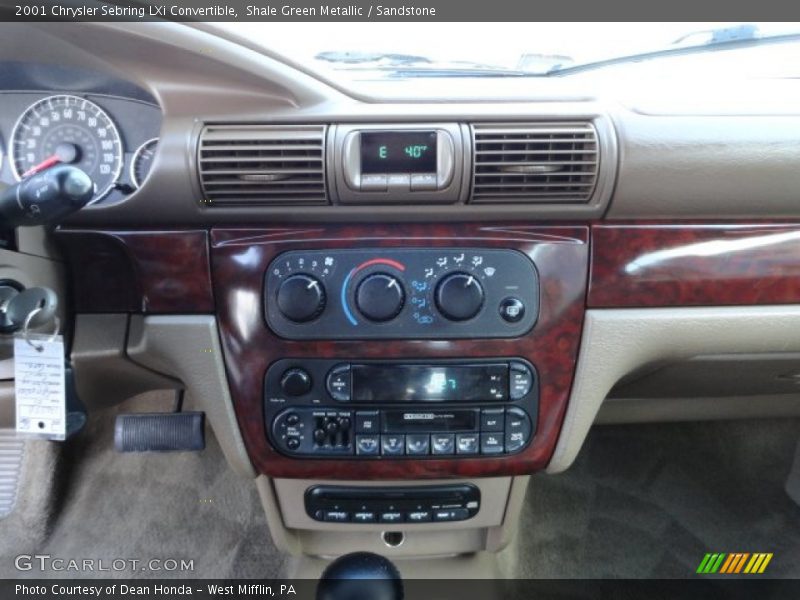 Shale Green Metallic / Sandstone 2001 Chrysler Sebring LXi Convertible