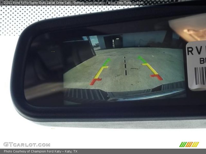 Sterling Grey Metallic / Black Two Tone Leather 2011 Ford F250 Super Duty Lariat Crew Cab