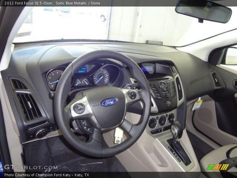 Sonic Blue Metallic / Stone 2012 Ford Focus SE 5-Door