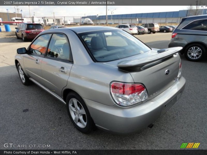 Crystal Gray Metallic / Anthracite Black 2007 Subaru Impreza 2.5i Sedan