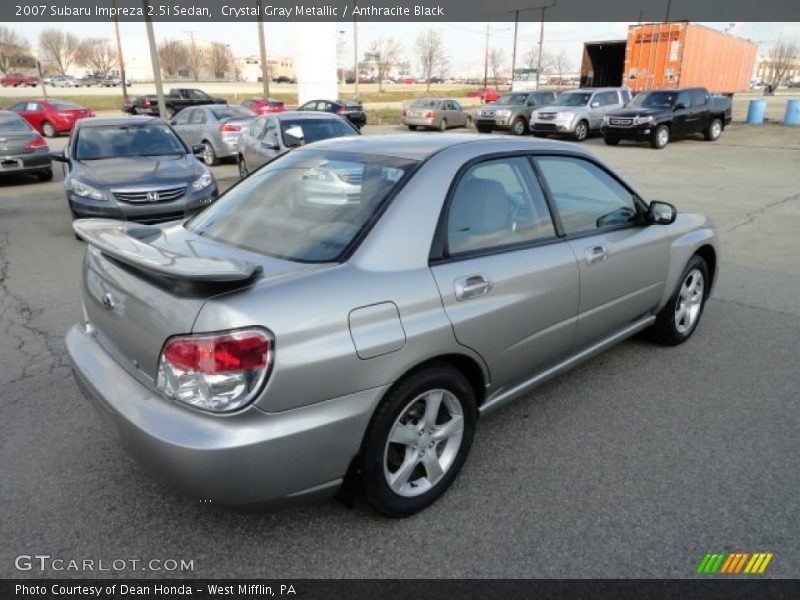 Crystal Gray Metallic / Anthracite Black 2007 Subaru Impreza 2.5i Sedan
