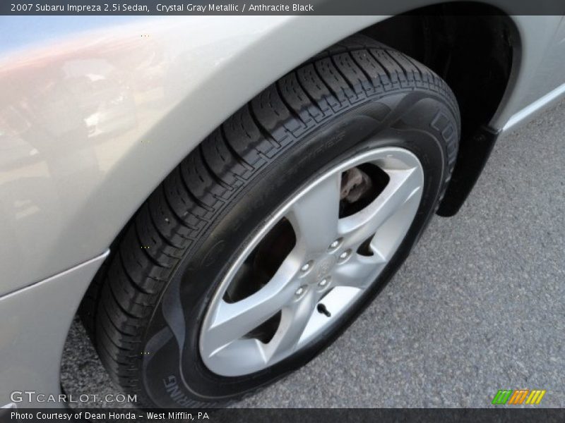 Crystal Gray Metallic / Anthracite Black 2007 Subaru Impreza 2.5i Sedan