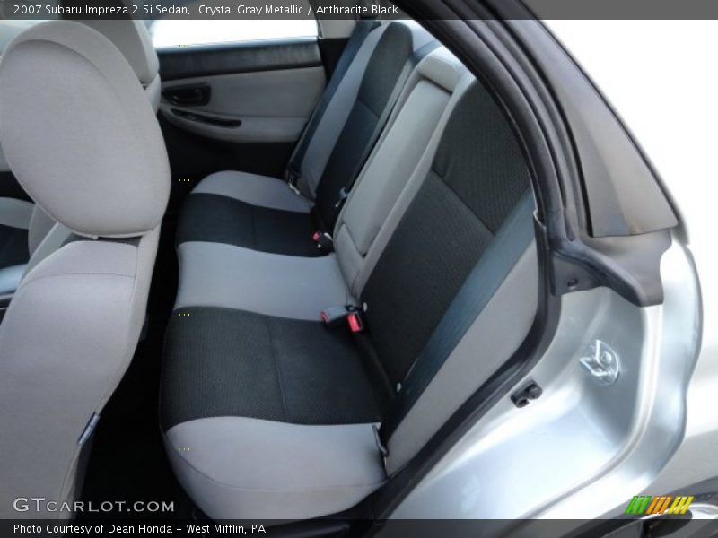 Crystal Gray Metallic / Anthracite Black 2007 Subaru Impreza 2.5i Sedan