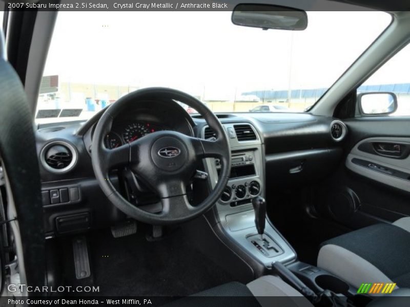 Crystal Gray Metallic / Anthracite Black 2007 Subaru Impreza 2.5i Sedan