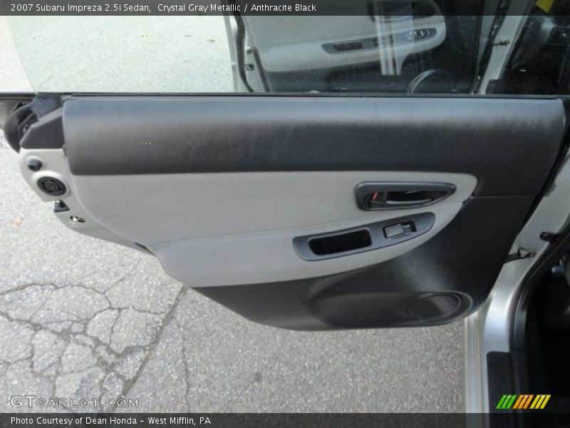 Crystal Gray Metallic / Anthracite Black 2007 Subaru Impreza 2.5i Sedan