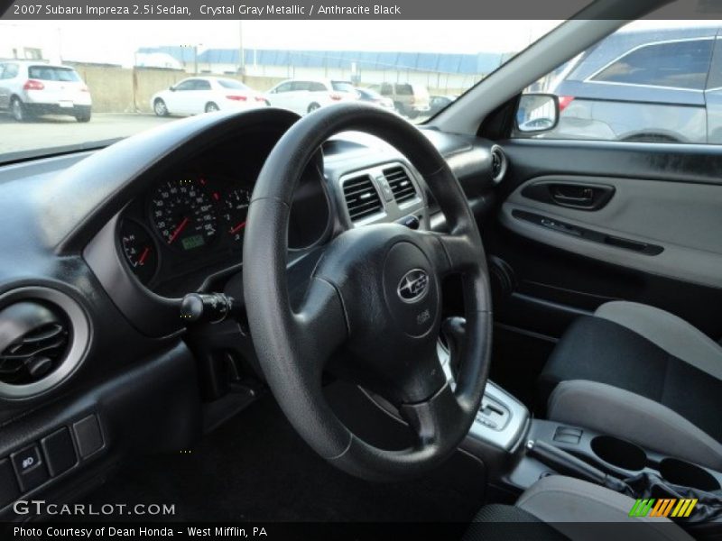 Crystal Gray Metallic / Anthracite Black 2007 Subaru Impreza 2.5i Sedan