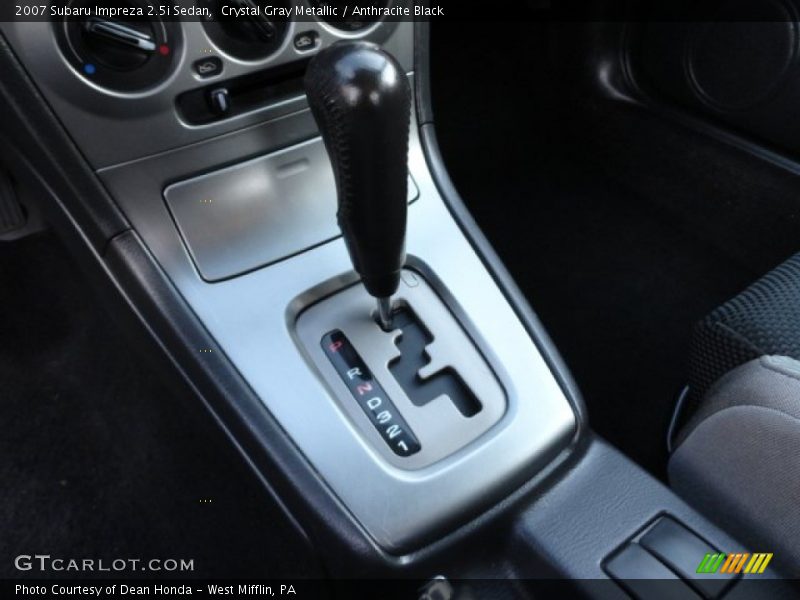 Crystal Gray Metallic / Anthracite Black 2007 Subaru Impreza 2.5i Sedan