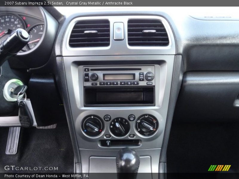 Crystal Gray Metallic / Anthracite Black 2007 Subaru Impreza 2.5i Sedan