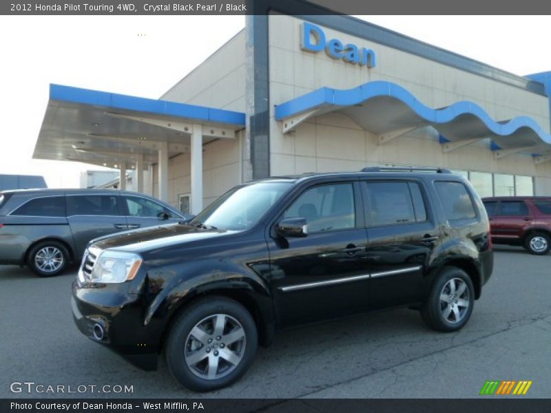 Crystal Black Pearl / Black 2012 Honda Pilot Touring 4WD
