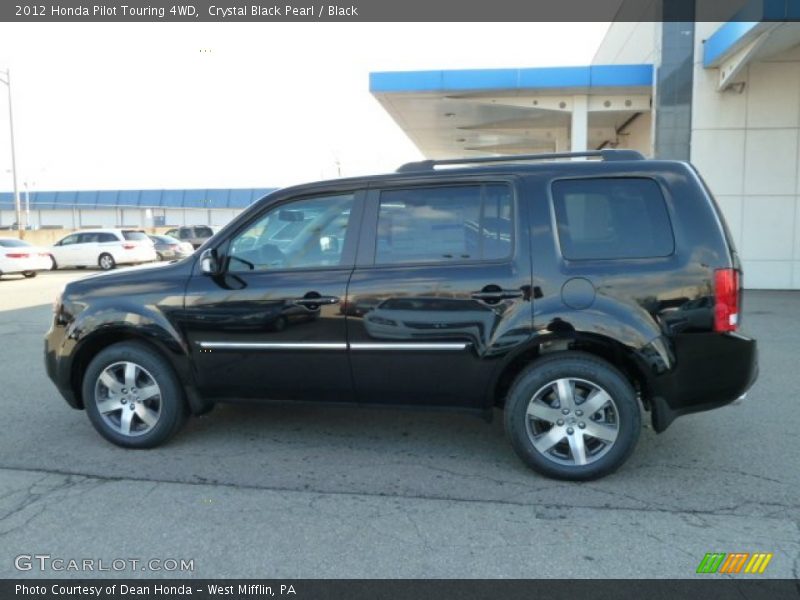 Crystal Black Pearl / Black 2012 Honda Pilot Touring 4WD