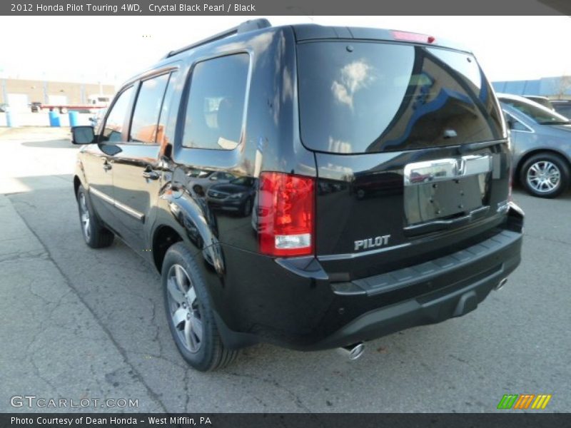 Crystal Black Pearl / Black 2012 Honda Pilot Touring 4WD