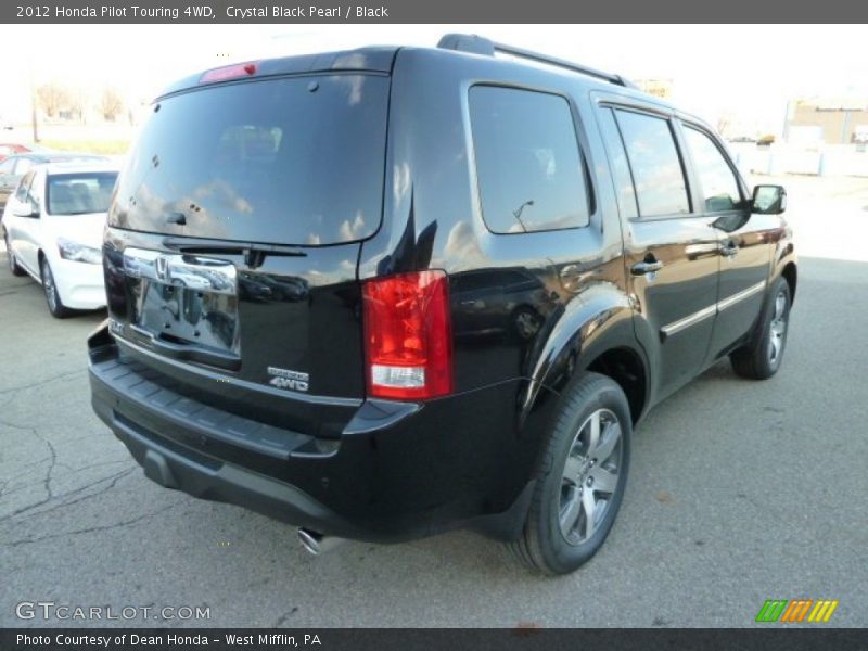 Crystal Black Pearl / Black 2012 Honda Pilot Touring 4WD
