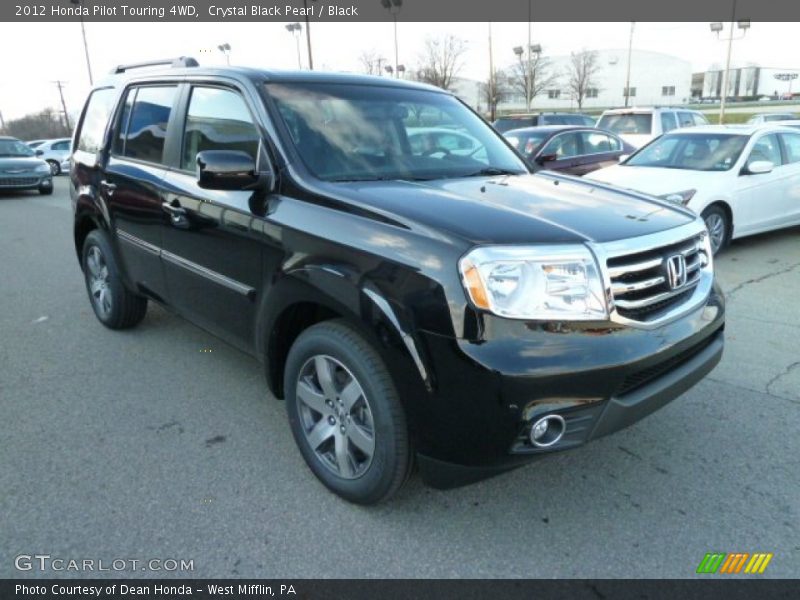 Crystal Black Pearl / Black 2012 Honda Pilot Touring 4WD